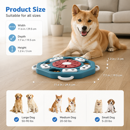 BrainBoost™ Slow Feeder & Puzzle Toy