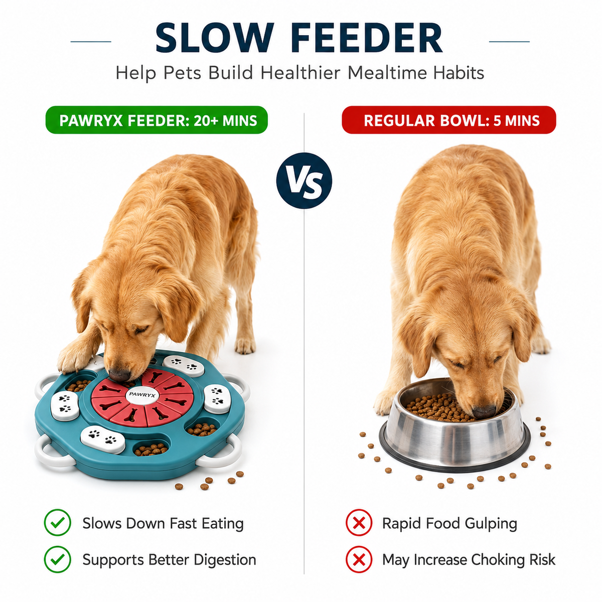 BrainBoost™ Slow Feeder & Puzzle Toy